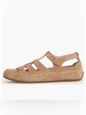 NWT Candice Cooper Rock T-Bar Fisherman Sandal in Cappuccino